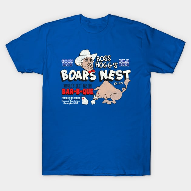 Boss Hogg's Boars Nest T-Shirt by darklordpug